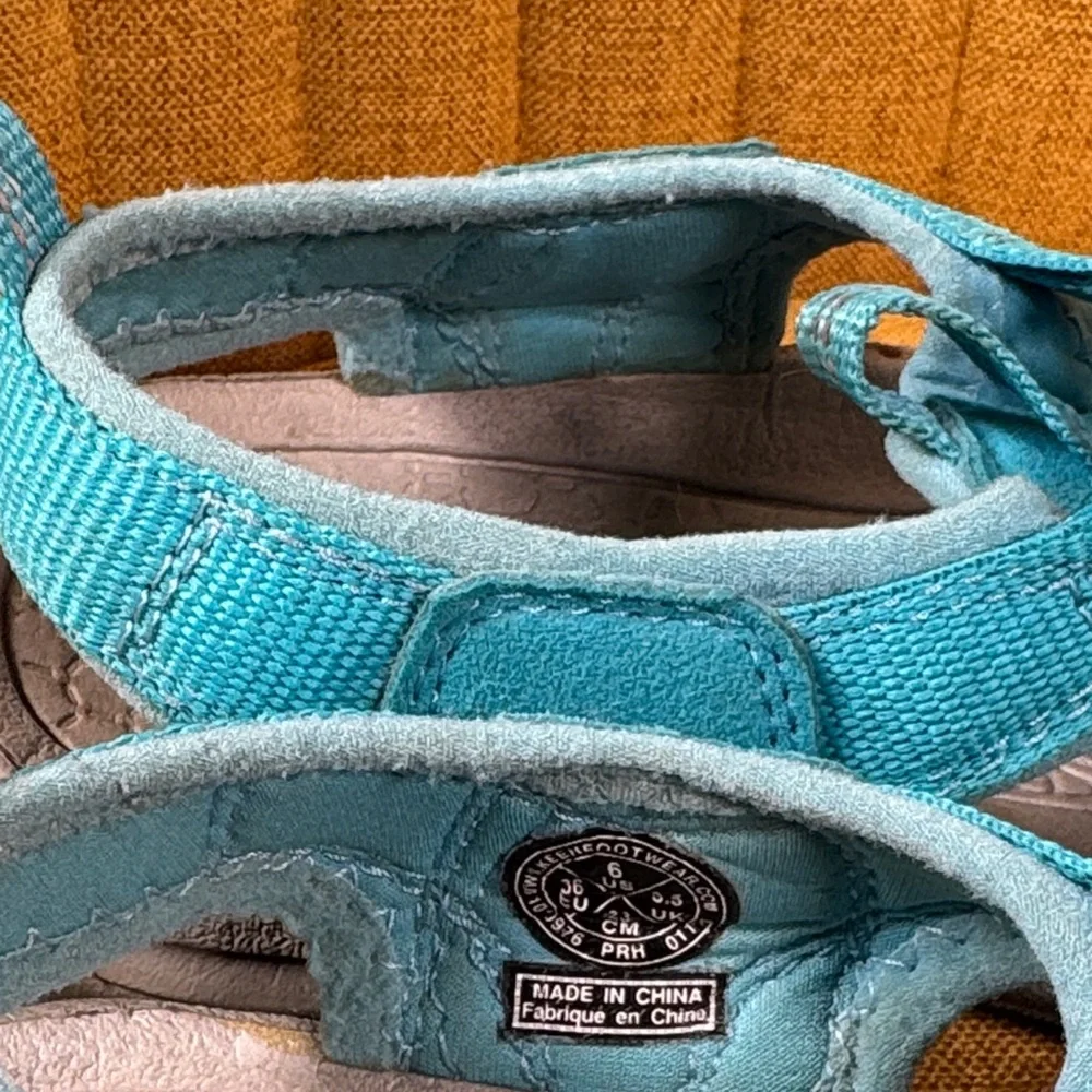 Keen Kids Teal and Gray Sandals - Picture 4 of 9
